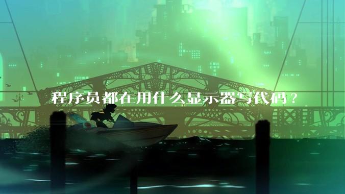 程序员都在用什么显示器写代码?